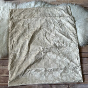 Z Gallerie Velvet Two Shams Pillow Cases Ivory
